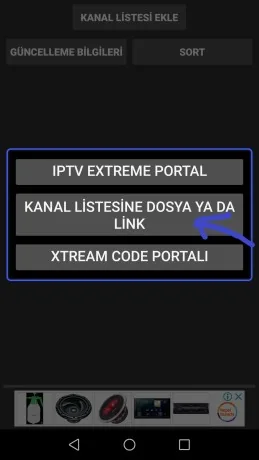 Iptv Extreme kurulum ekranı 4