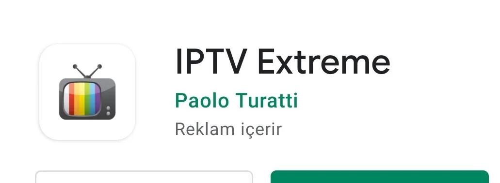 Iptv Extreme kurulum ekranı 1