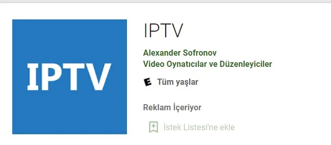 Iptv Mavi Iconlu kurulum ekranı 1