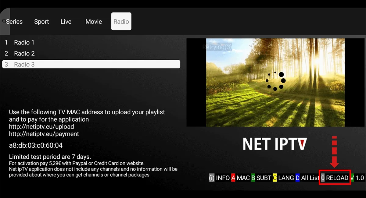Net Iptv kurulum ekranı 6