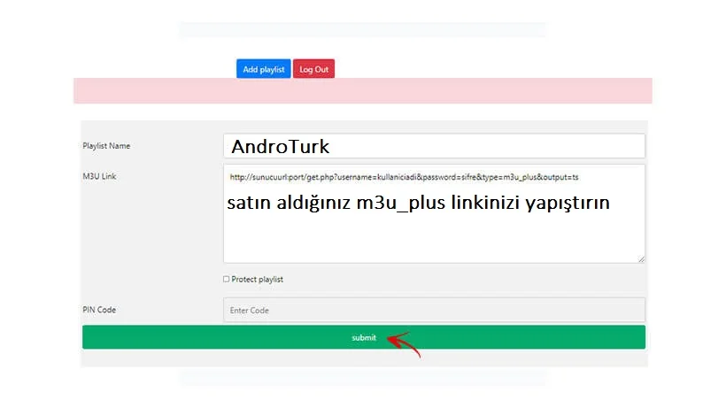 Room Iptv kurulum ekranı 3