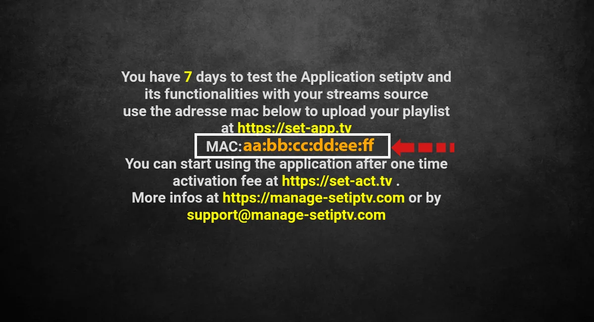 Set Iptv kurulum ekranı 1