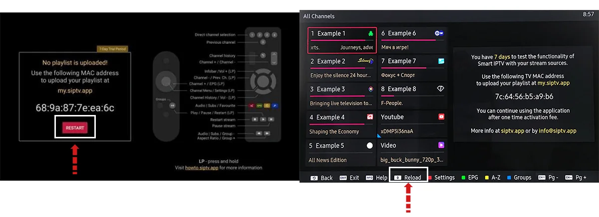 Smart Iptv Siptv kurulum ekranı 4