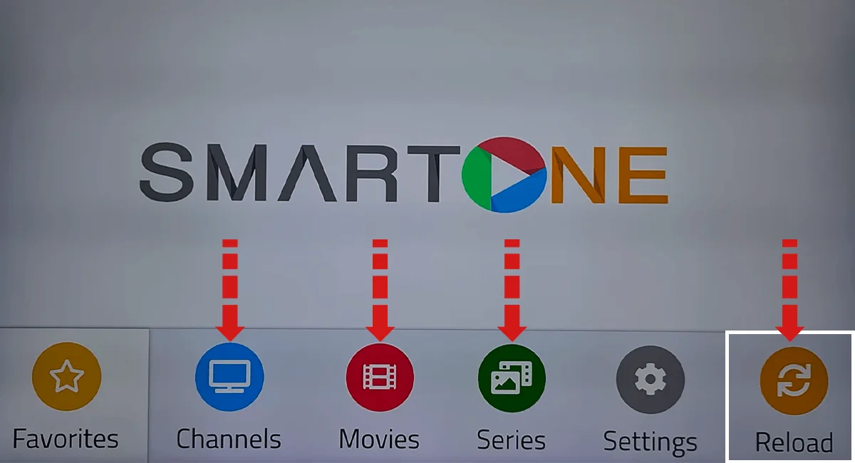 Smart One Iptv kurulum ekranı 4