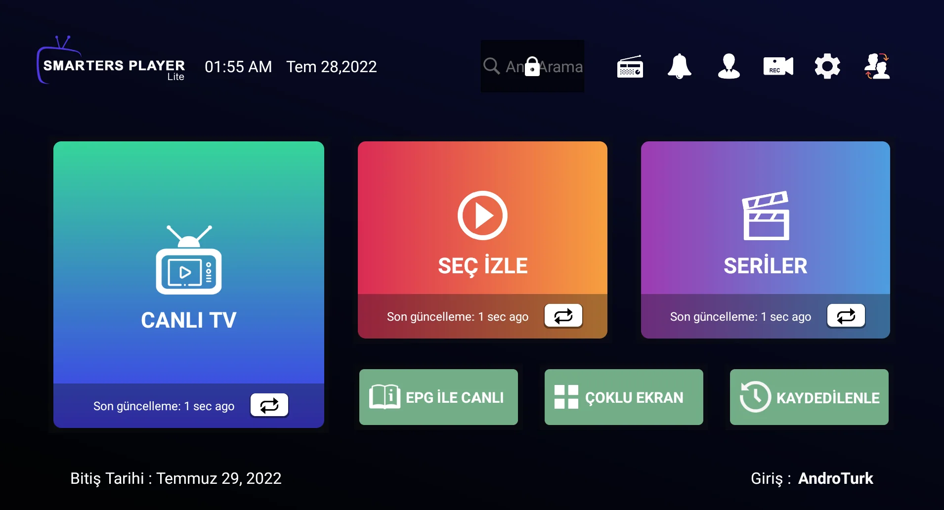 Smarters Player Lite kurulum ekranı 5