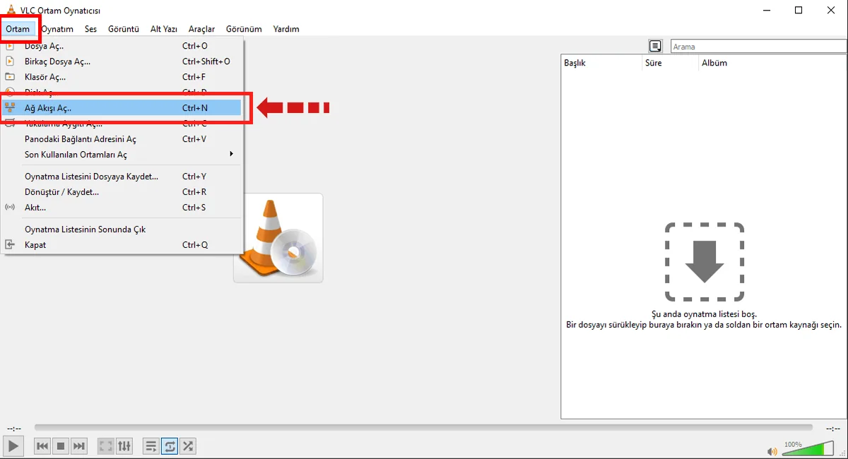 Vlc Player kurulum ekranı 1