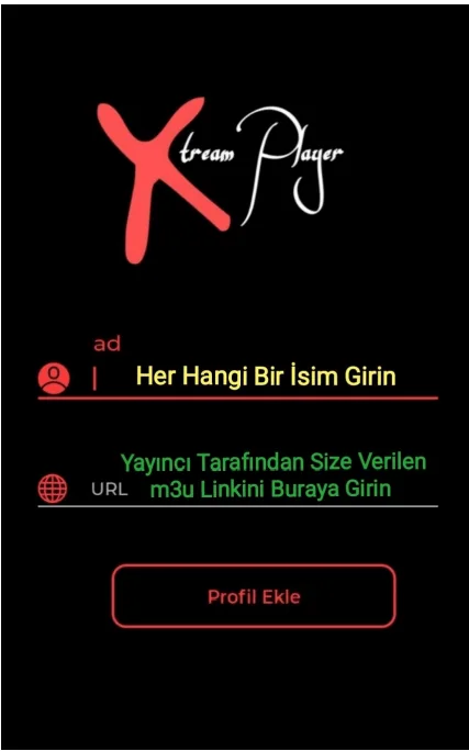 Xtream Player kurulum ekranı 4